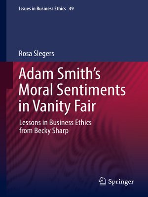 cover image of Adam Smith's Moral Sentiments in Vanity Fair